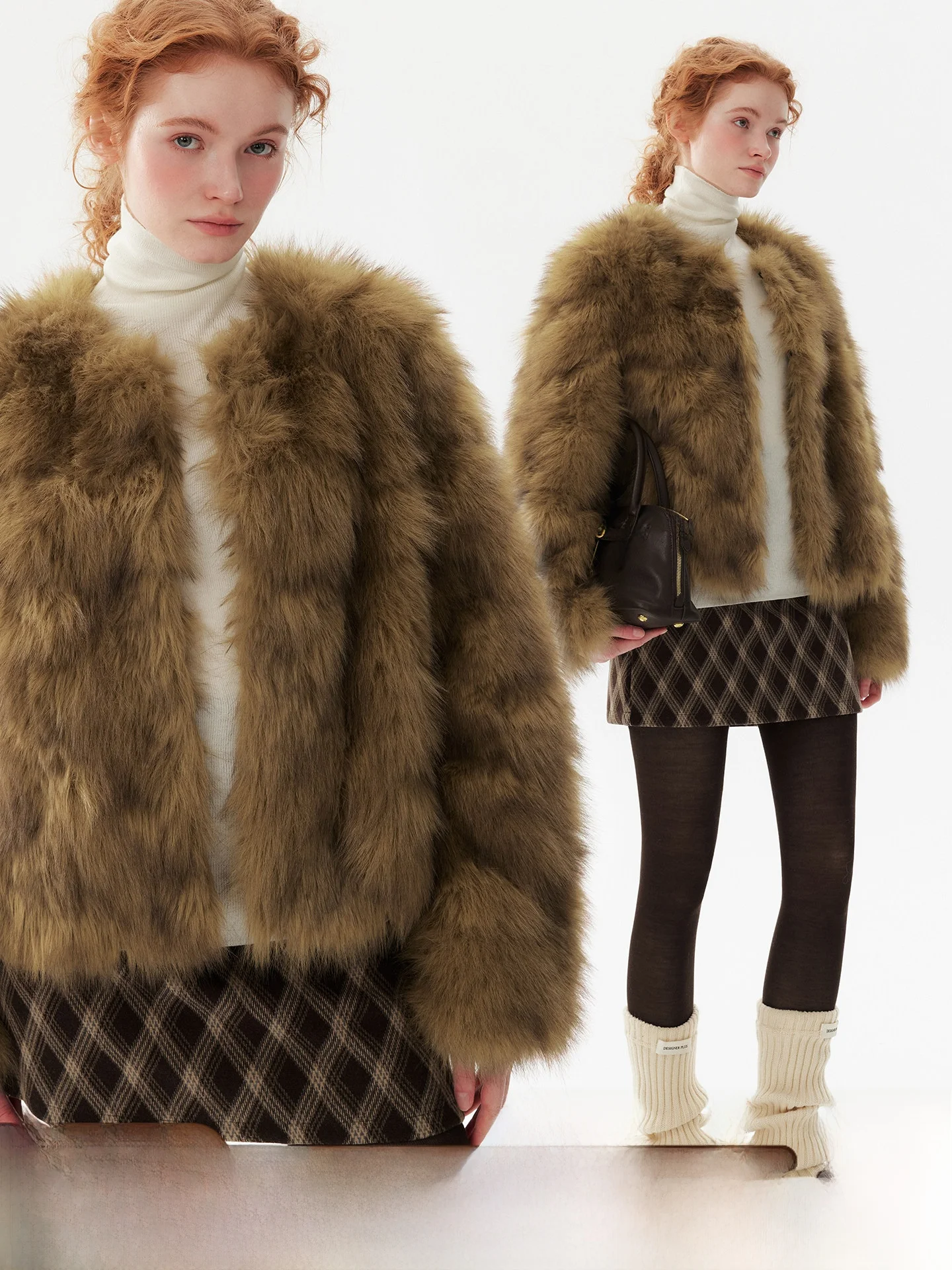 plus Vintage Sle round Ne Fur Coat Eco-friendly Synthetic Mink Outerwear Warmth Polyester Fiber Long Sve or...
plus Vintage Sle round Ne Fur Coat Eco-friendly Synthetic Mink Outerwear Warmth Polyester Fiber Long Sve or...