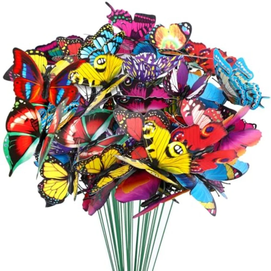 Butterfly Decorations, 75 Pcs Butterfly Stakes PVC Waterproof Decorative Colorfuli Garden Stakes for Indoor/Outdoor Christmas Y
Butterfly Decorations, 75 Pcs Butterfly Stakes PVC Waterproof Decorative Colorfuli Garden Stakes for Indoor/Outdoor Christmas Y