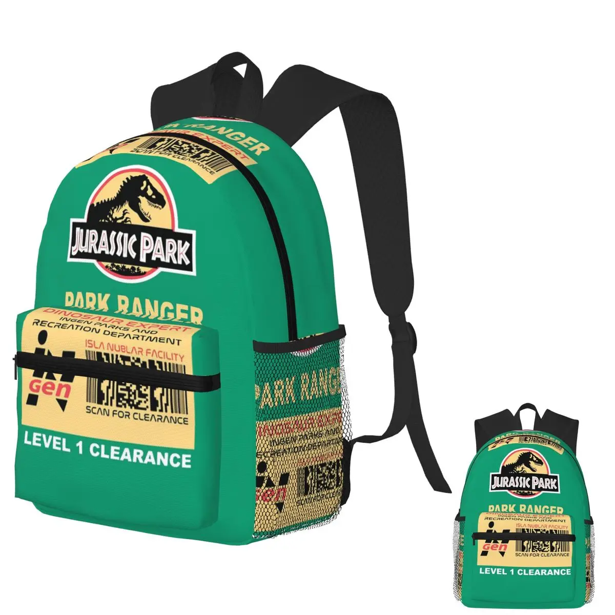 Jurrassix Park ParkRanger Card Student Backpack School Bag Hiking Travel Daypack for Men Women Fashion Bookbag Shoulder Bags
Jurrassix Park ParkRanger Card Student Backpack School Bag Hiking Travel Daypack for Men Women Fashion Bookbag Shoulder Bags