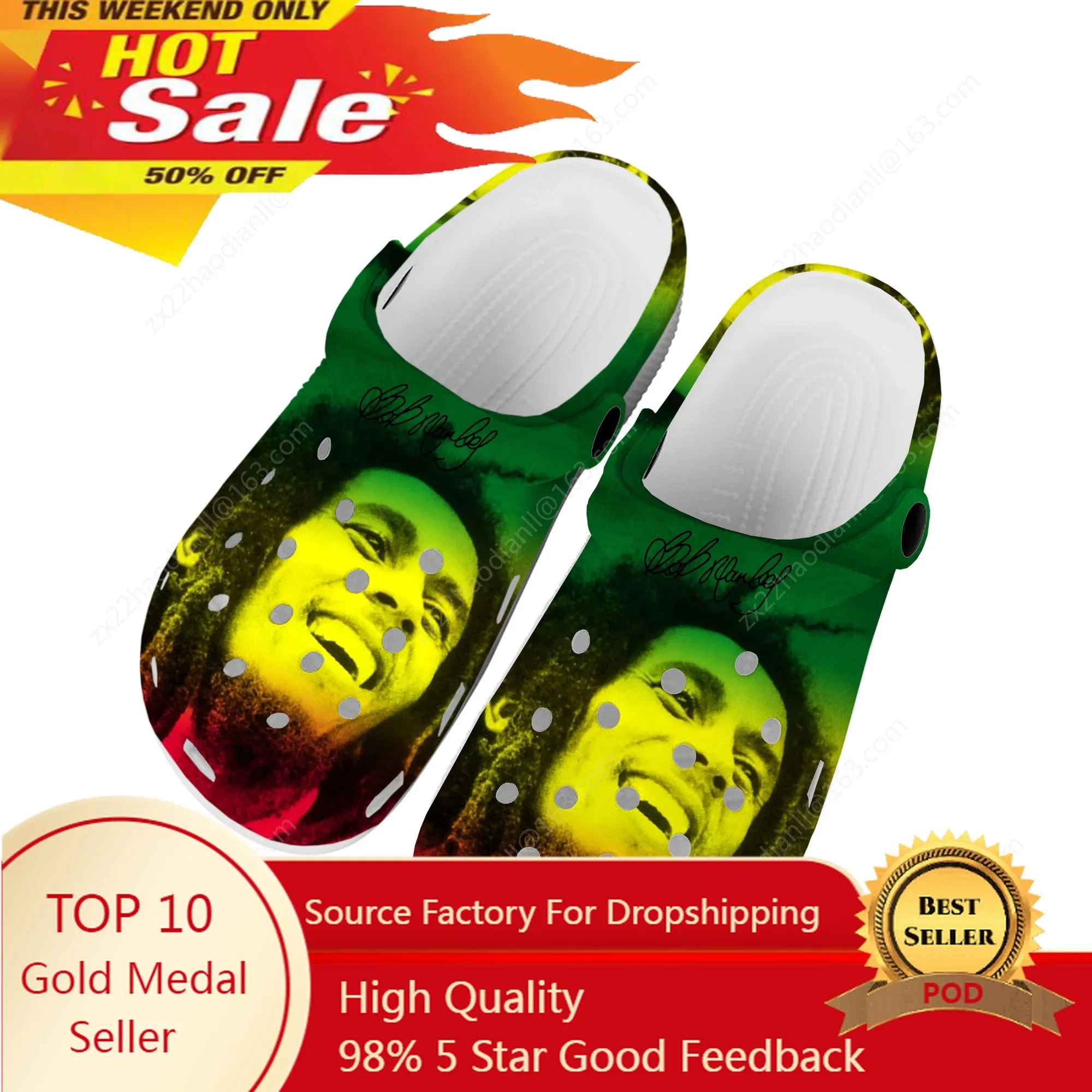 Bob Marley Reggae Rasta Music Singer Home Clogs Custom Water Shoes Mens Womens Teenager Shoe Garden Clog Beach Hole Slippers
Bob Marley Reggae Rasta Music Singer Home Clogs Custom Water Shoes Mens Womens Teenager Shoe Garden Clog Beach Hole Slippers