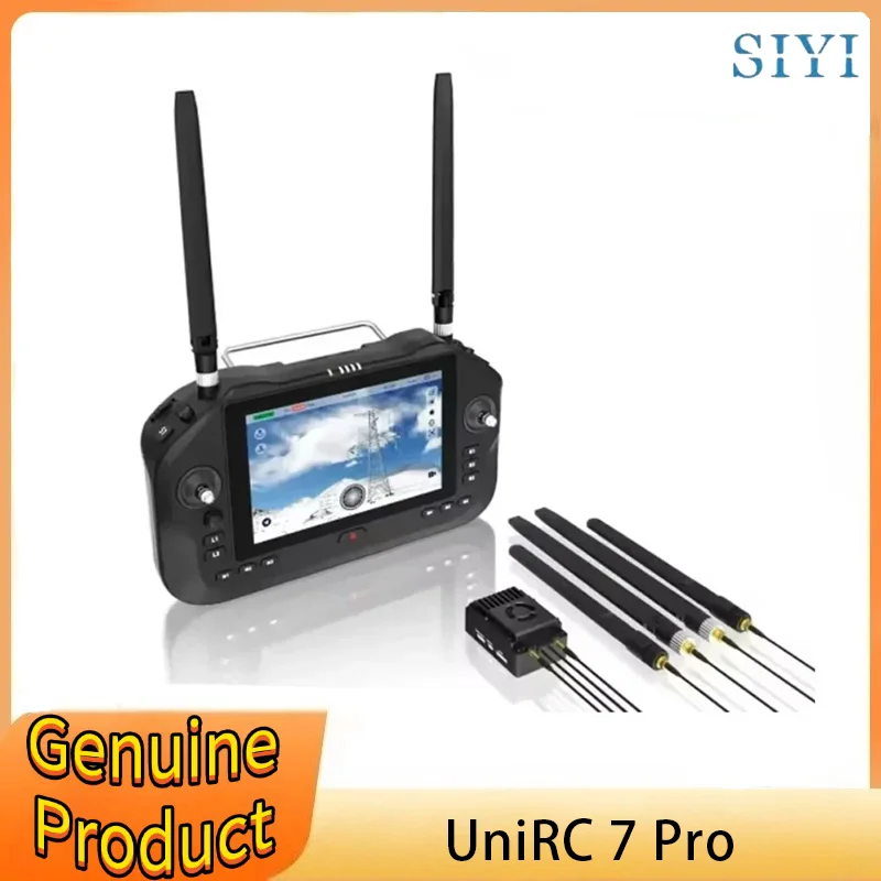 SIYI UniRC 7/7 Pro Dual Frequency Handheld Ground Station 7Inch 1080P 40KM Range Smart Controller for UAV UGV USV Robotics
SIYI UniRC 7/7 Pro Dual Frequency Handheld Ground Station 7Inch 1080P 40KM Range Smart Controller for UAV UGV USV Robotics