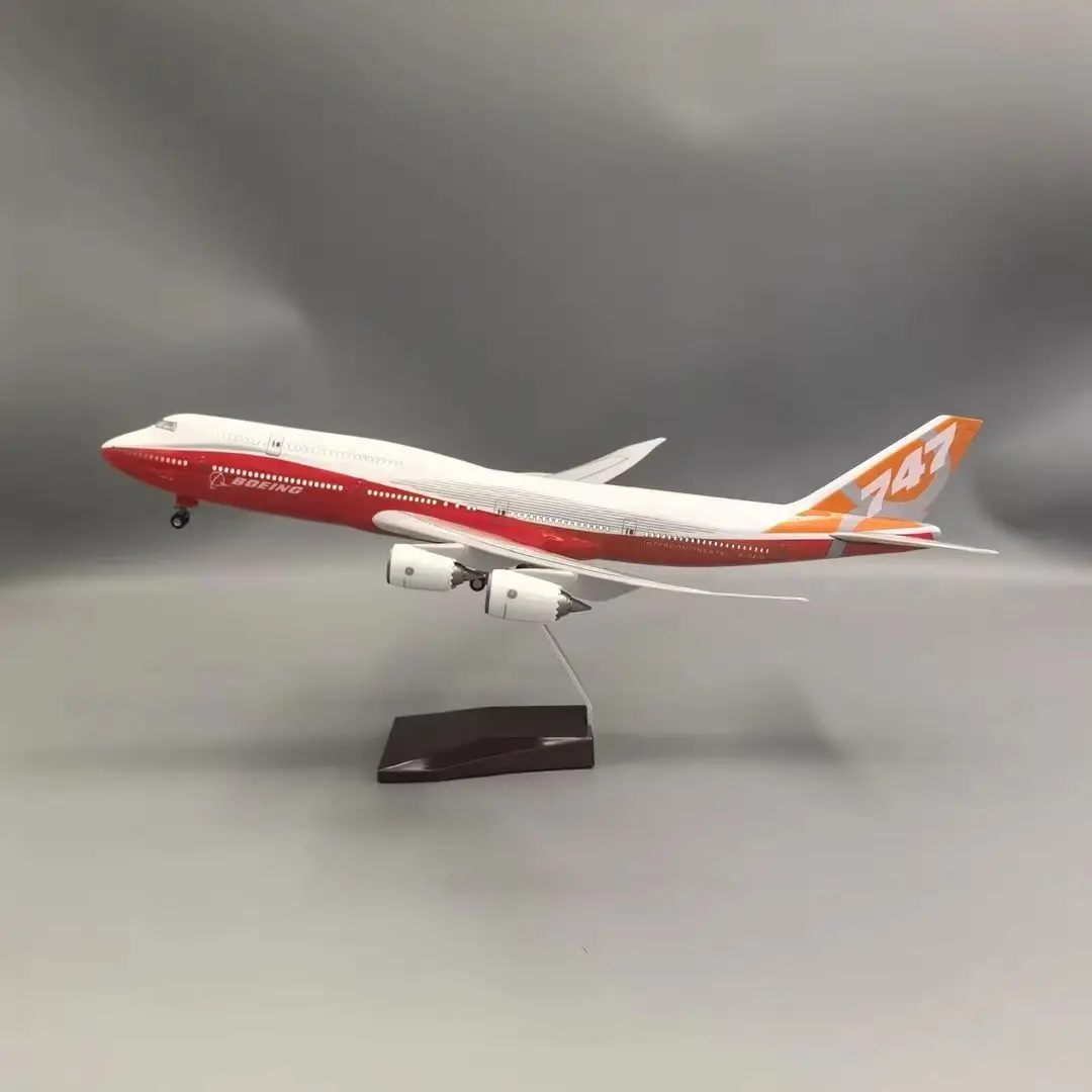 47CM Scale Plane B747-8 Prototype Airline With Base Landing Gears Ornament Resin Adults Fun Plane Model For Collection Gift
47CM Scale Plane B747-8 Prototype Airline With Base Landing Gears Ornament Resin Adults Fun Plane Model For Collection Gift