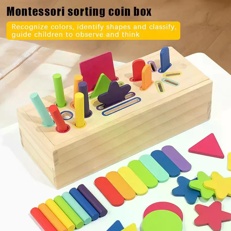 1 Set Developmental Training Montessori Educational Game 3D Shapes Geometric Wooden Color Sorting Toy For Preschool Element
1 Set Developmental Training Montessori Educational Game 3D Shapes Geometric Wooden Color Sorting Toy For Preschool Element