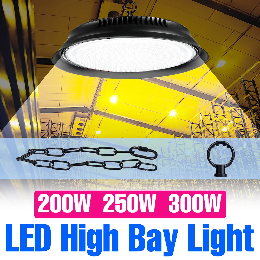 Светодиодный светильник для мастерских 300 Вт, 220 В, промышленный светильник High Bay, 100-277 В, для гаражей, парковок, подвалов, складов, высокая яркость
Светодиодный светильник для мастерских 300 Вт, 220 В, промышленный светильник High Bay, 100-277 В, для гаражей, парковок, подвалов, складов, высокая яркость