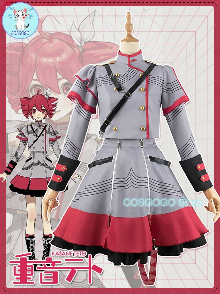 COSGOGO Vtuber Kasane Teto Cosplay Costume UTAU Synthesizer V Halloween Outfits Women Dress Lovely Uniform Wig
COSGOGO Vtuber Kasane Teto Cosplay Costume UTAU Synthesizer V Halloween Outfits Women Dress Lovely Uniform Wig