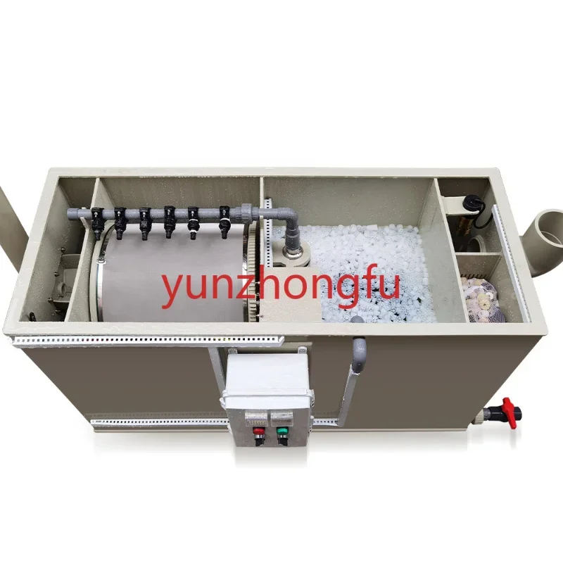 Qlozone Aquaculture Fishpool Filtration Equipment Koi Fish Pond Farm Bio Filter System Rotary Drum
Qlozone Aquaculture Fishpool Filtration Equipment Koi Fish Pond Farm Bio Filter System Rotary Drum