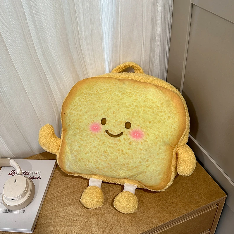 Cotton Toast Bread Cute Backpacks Zipper Design Sense Funny 2025 Hot Sale Women's Bags Autumn New Child Fashion Backpacks
Cotton Toast Bread Cute Backpacks Zipper Design Sense Funny 2025 Hot Sale Women's Bags Autumn New Child Fashion Backpacks
