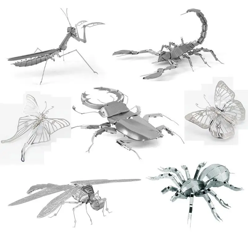 DIY 3D Butterfly Metal Puzzle Set Handmade Animal Insect Model for Kids and Adults, Laser Cutting Kit
DIY 3D Butterfly Metal Puzzle Set Handmade Animal Insect Model for Kids and Adults, Laser Cutting Kit