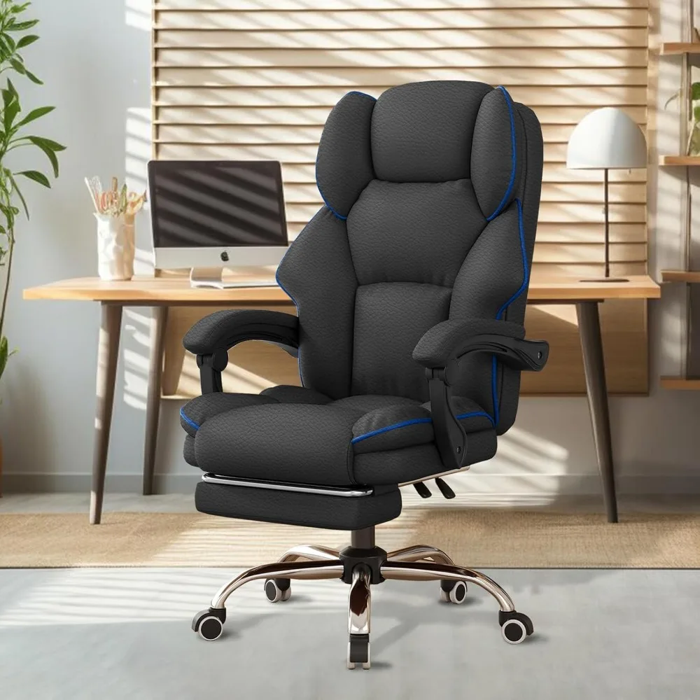 Office Chair High Back Executive Desk Chair Computer Gaming Chair with Foot Rest Swivel Work Chairs Ergonomic Leather Office Cha
Office Chair High Back Executive Desk Chair Computer Gaming Chair with Foot Rest Swivel Work Chairs Ergonomic Leather Office Cha