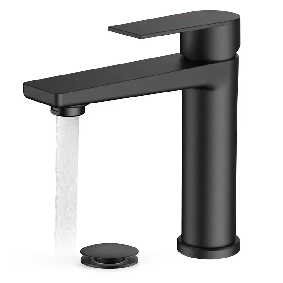 Black Bathroom Faucet 1 Hole, Single Lever Bathroom Sink Faucet Single Hole with Popup Drain and Supply Line, Rv Vanity Tap 1 or
Black Bathroom Faucet 1 Hole, Single Lever Bathroom Sink Faucet Single Hole with Popup Drain and Supply Line, Rv Vanity Tap 1 or