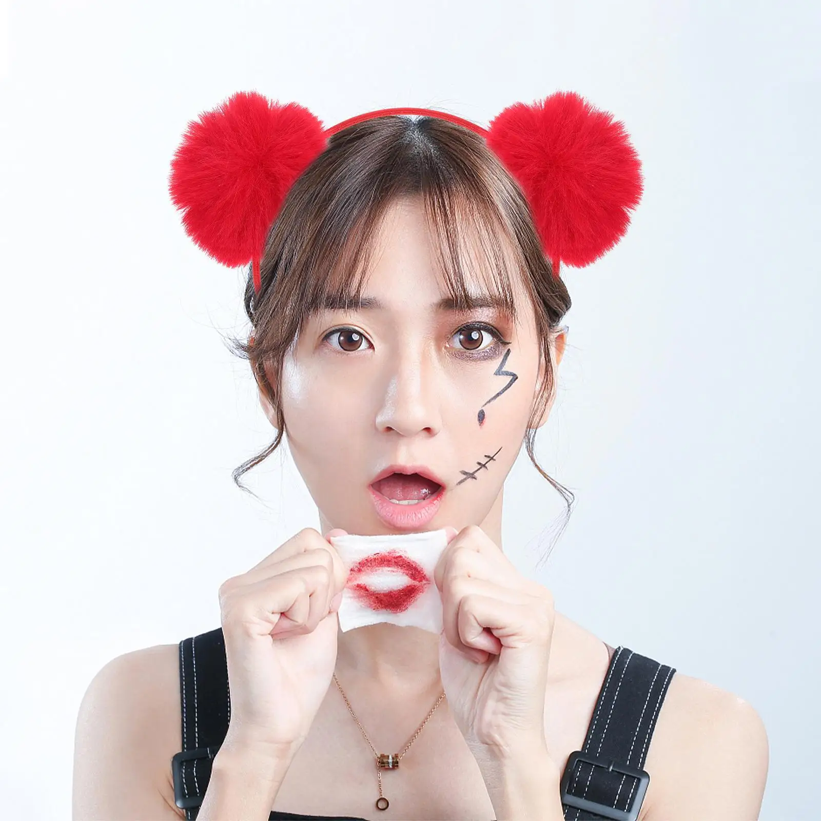 Cat Headband Pom Pom Red Cosplay Party Headdress Hair Bands Carnival Fun Lightweight Comfortable Fashionable
Cat Headband Pom Pom Red Cosplay Party Headdress Hair Bands Carnival Fun Lightweight Comfortable Fashionable