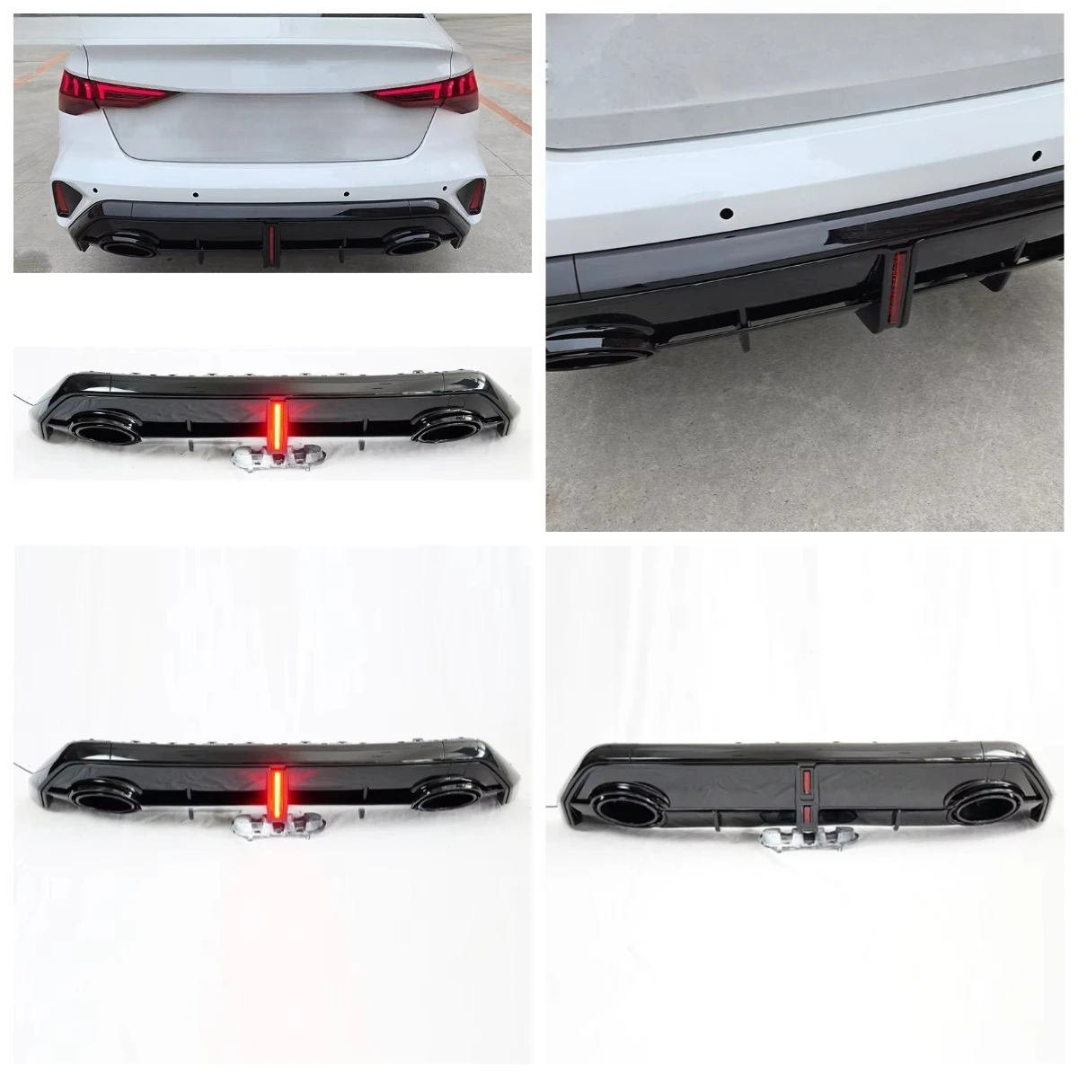 Stlf RS3 Style Rear Bumper Lip Rear Blade Diffuser Rear Diffuser For Aud A3 S3 Sedan 8YPA 2025-2027
Stlf RS3 Style Rear Bumper Lip Rear Blade Diffuser Rear Diffuser For Aud A3 S3 Sedan 8YPA 2025-2027