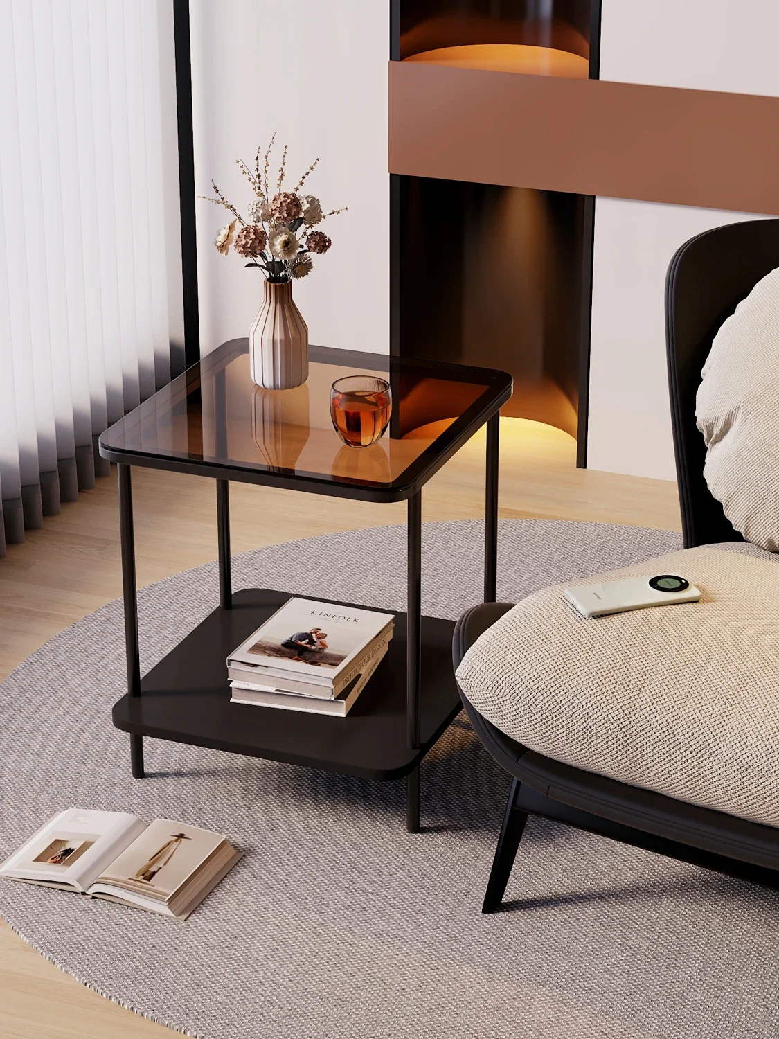 Home furniture high-end light luxury side table simple sofa side cabinet office living room coffee table coffee table furniture
Home furniture high-end light luxury side table simple sofa side cabinet office living room coffee table coffee table furniture