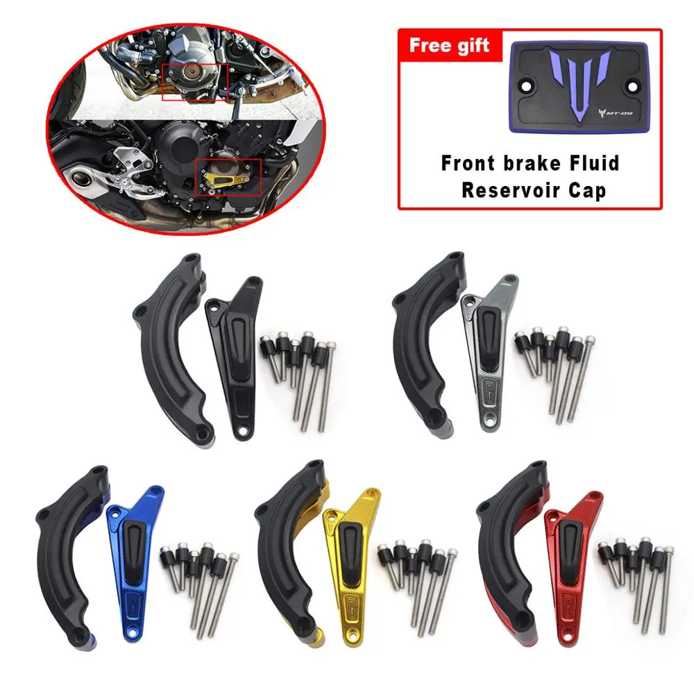 Semspeed Motorcycle Engine Slider Guard Cover Front Brake Fluid Reservoir Cover Cap For YAMAHA MT09 MT 09 2014-2018 2019 2020
Semspeed Motorcycle Engine Slider Guard Cover Front Brake Fluid Reservoir Cover Cap For YAMAHA MT09 MT 09 2014-2018 2019 2020