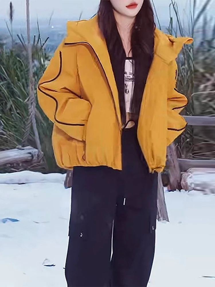 Winter New Faionable Outdoor Sports Cotton Jaet Women's Warmth Fluffy Snowflake Series Straight Cut Regular Sve Length
Winter New Faionable Outdoor Sports Cotton Jaet Women's Warmth Fluffy Snowflake Series Straight Cut Regular Sve Length