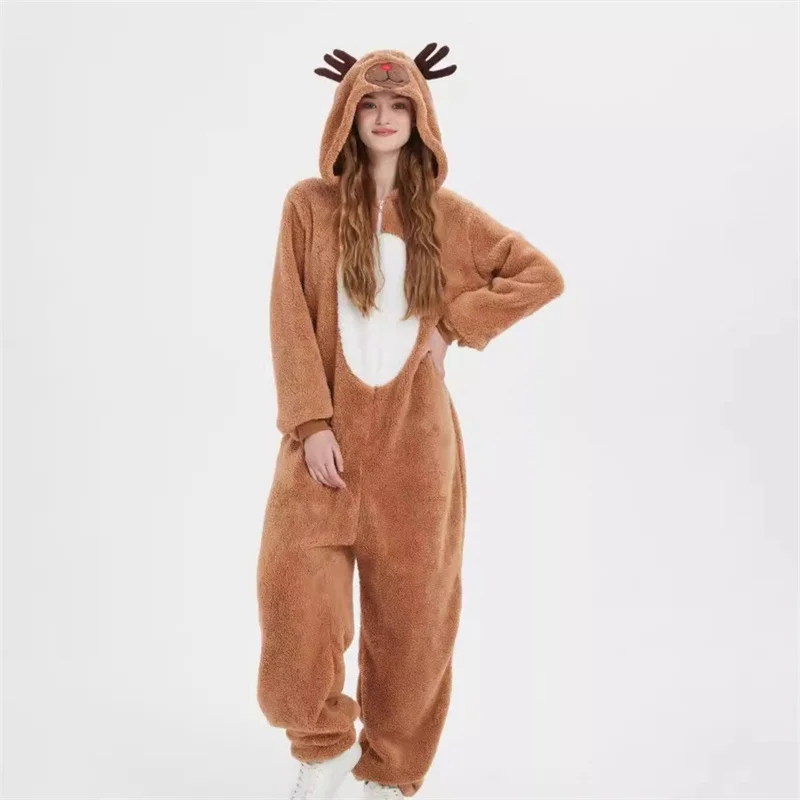 Anime Cute reindeer jumpsuit New Year's children adults family party cosplay flannel Christmas gift
Anime Cute reindeer jumpsuit New Year's children adults family party cosplay flannel Christmas gift
