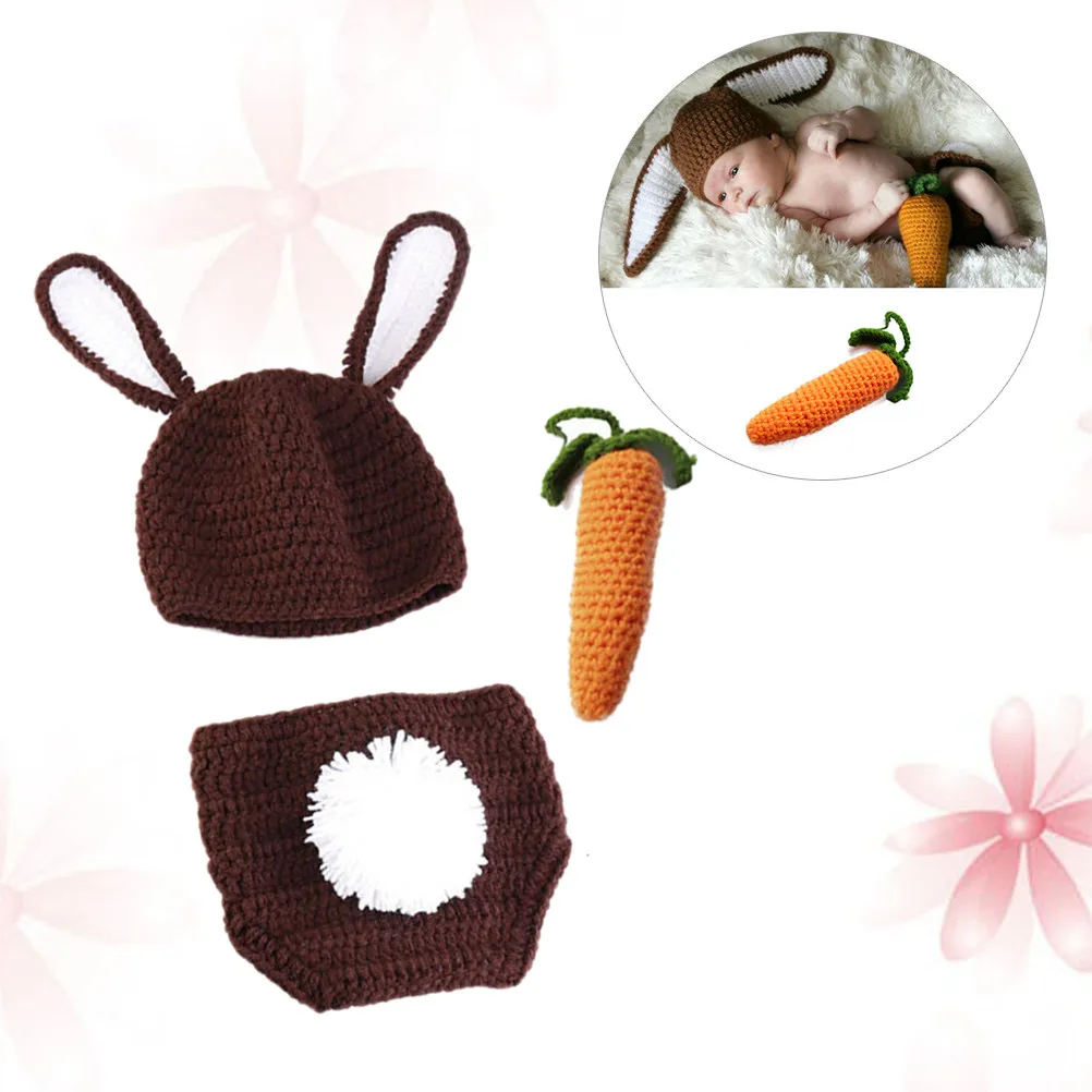 Crochet Bunny Rabbit Newborn Baby Outfit Set for Photo Shoots Includes Carrot Accessory High Quality Delicate Design Daily Wear
Crochet Bunny Rabbit Newborn Baby Outfit Set for Photo Shoots Includes Carrot Accessory High Quality Delicate Design Daily Wear