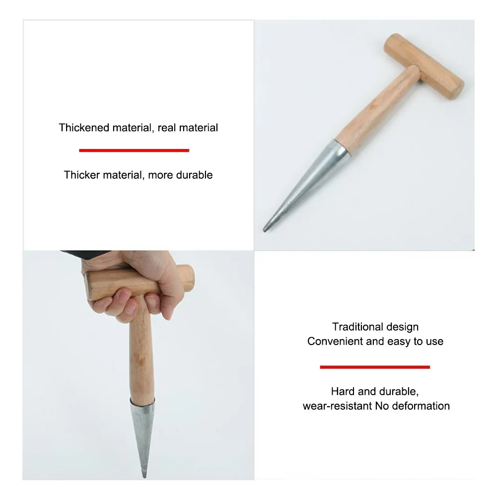 Hand Dibber Stainless Steel Sow Dibbler With Wood Handle Hole Digger Seed Dibber for Sowing Transplanting Planting Bulb Digging
Hand Dibber Stainless Steel Sow Dibbler With Wood Handle Hole Digger Seed Dibber for Sowing Transplanting Planting Bulb Digging