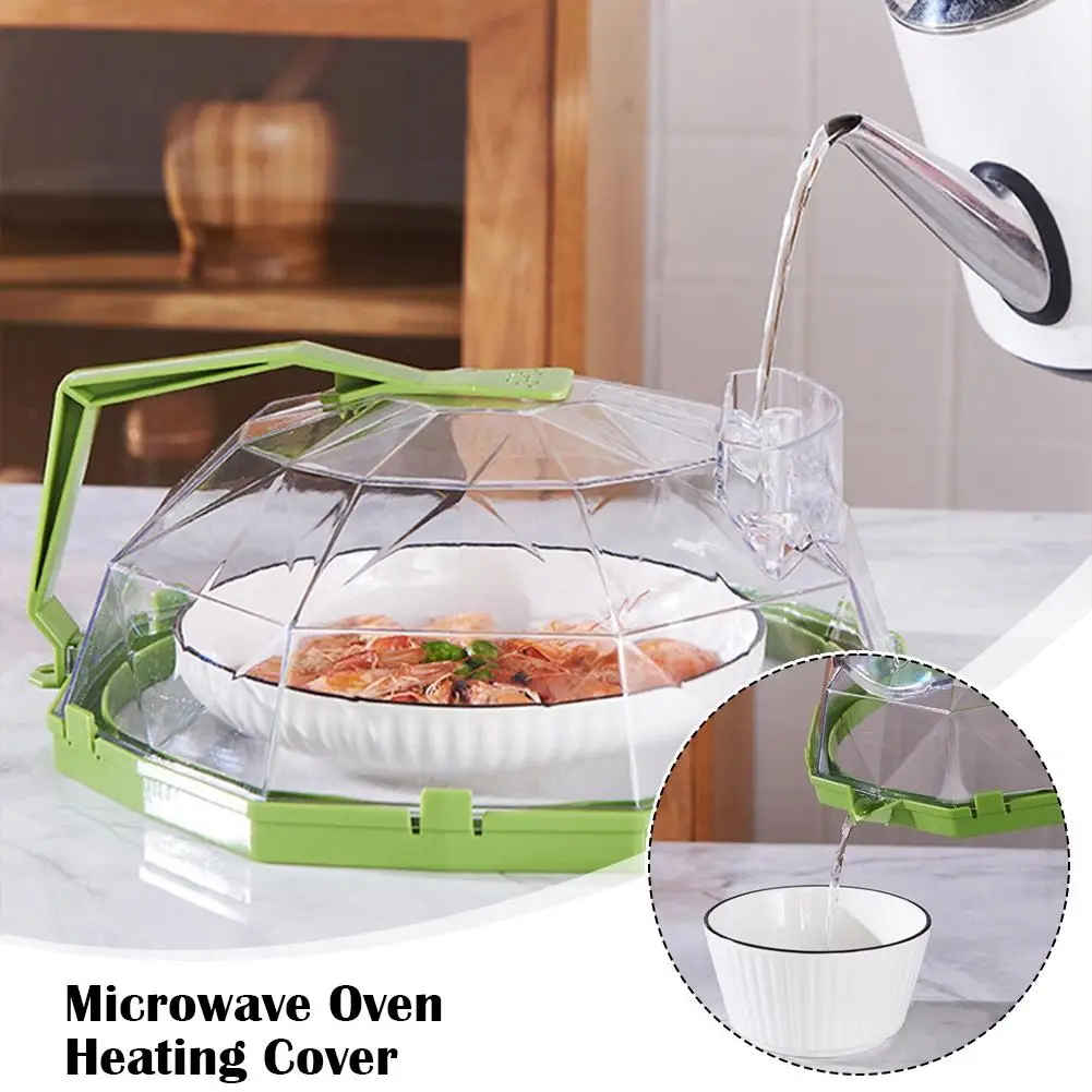Microwave Cover for Food Clear Microwave Splatter Cover with Water Steamer and Handle 10 Inch Plate Covers Kitchen Gadgets
Microwave Cover for Food Clear Microwave Splatter Cover with Water Steamer and Handle 10 Inch Plate Covers Kitchen Gadgets
