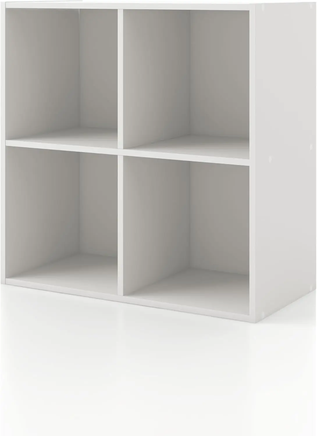 Stackable 4-Cube Storage Organizer Shelves, Wood Bookcase for Cubby Bins, Dorm Room & Home Office, White
Stackable 4-Cube Storage Organizer Shelves, Wood Bookcase for Cubby Bins, Dorm Room & Home Office, White