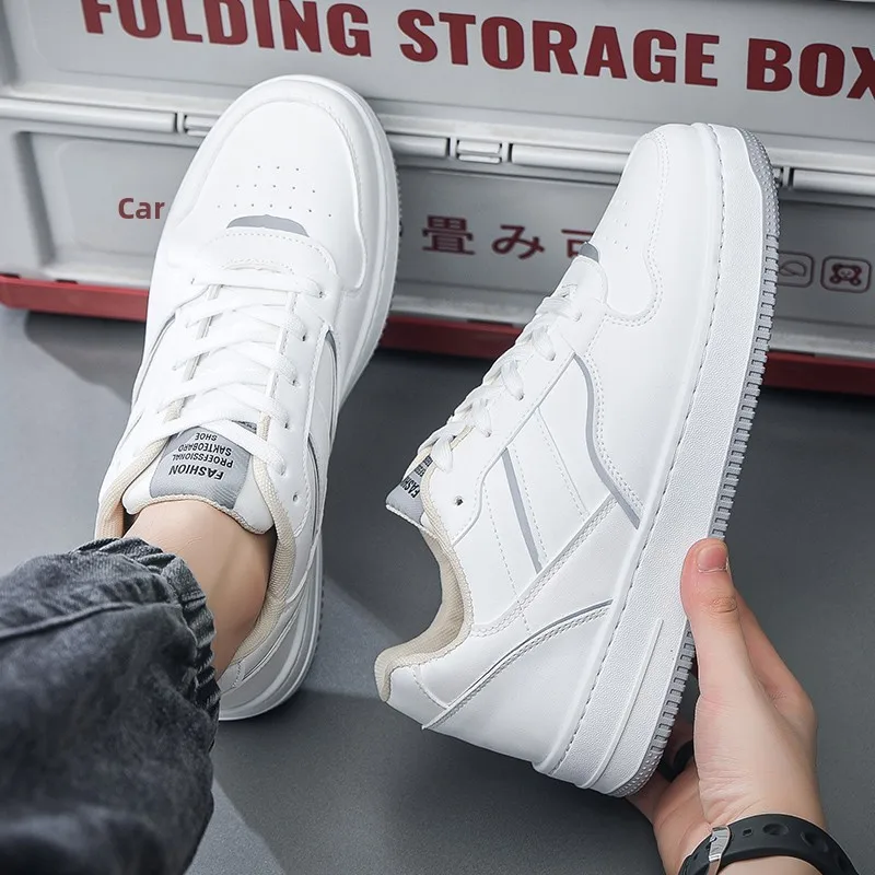 Pure White Men's Shoes Spring Autumn Season Sports Heightening Casual Shoes round Toe Rubber Outsole Breathable Cloth
Pure White Men's Shoes Spring Autumn Season Sports Heightening Casual Shoes round Toe Rubber Outsole Breathable Cloth