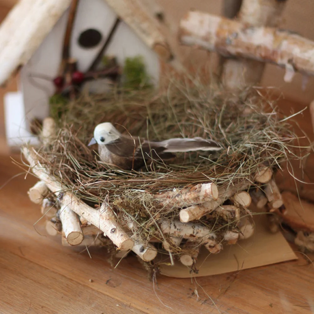 Artificial Bird Nest nament Wooden Straw Material Fine Workmanship Delicate Appearance Popular Utility Creative Design Scene
Artificial Bird Nest nament Wooden Straw Material Fine Workmanship Delicate Appearance Popular Utility Creative Design Scene