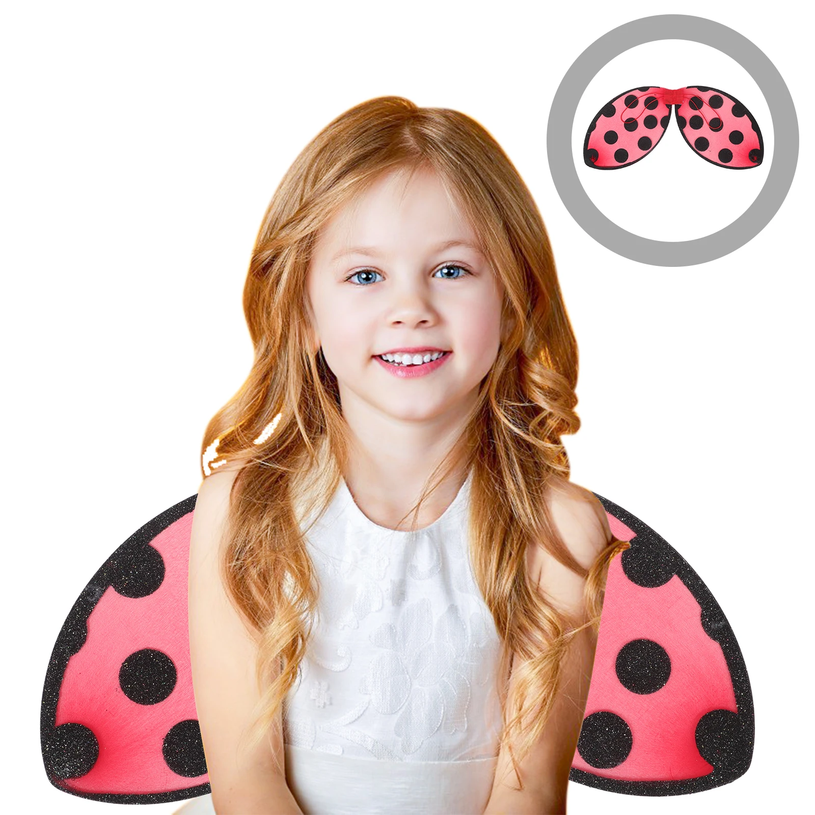 Foldable Wing Props Ladybug Costume Kids Mesh Powder Girls Cosplay Wing Ladybug Wings Stage
Foldable Wing Props Ladybug Costume Kids Mesh Powder Girls Cosplay Wing Ladybug Wings Stage