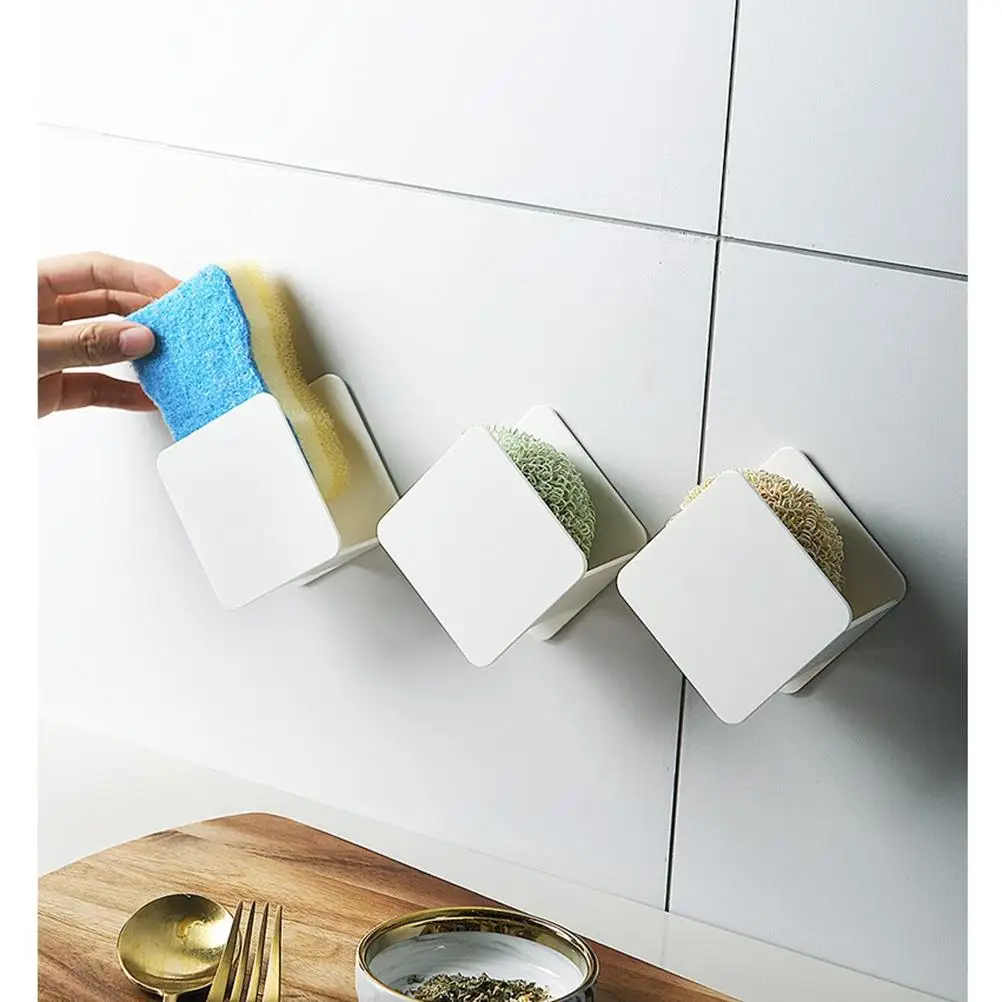 Plastic Drain Rack Sponge Holder Traceless Stick Wall Mounted Storage Suction Cup Kitchen Bathroom Accessories Easy Clean
Plastic Drain Rack Sponge Holder Traceless Stick Wall Mounted Storage Suction Cup Kitchen Bathroom Accessories Easy Clean
