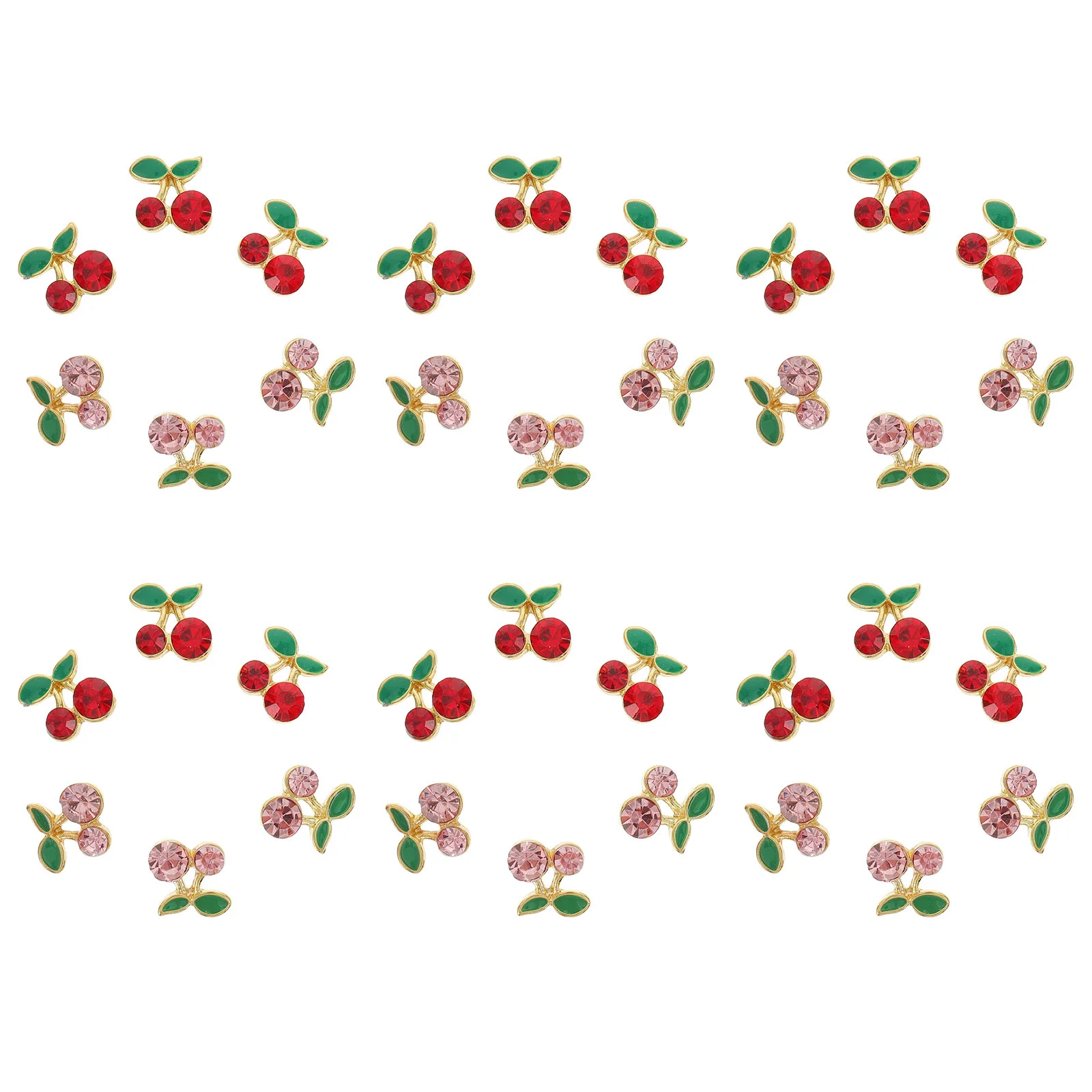 36 Pcs Cherry Nail Stickers Slices Women Jewelry Charms Decor Girl Alloy 3d Miss Rhinestones
36 Pcs Cherry Nail Stickers Slices Women Jewelry Charms Decor Girl Alloy 3d Miss Rhinestones