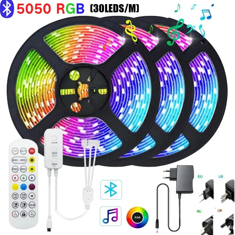12V Led Strip Lights 15M 20 M 5M 10M Rgb Led Lights For Bedroom Wedding Table Bluetooth App Control Self-Adhesive Led Ribbon
12V Led Strip Lights 15M 20 M 5M 10M Rgb Led Lights For Bedroom Wedding Table Bluetooth App Control Self-Adhesive Led Ribbon