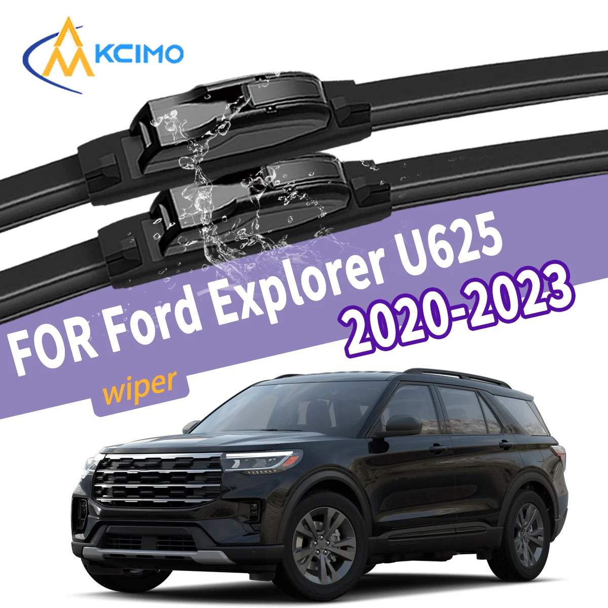Noiseless Performance Premium Quality 2Pcs Front Windshield Wiper Blades for Ford Explorer U625 2020 2021 2022 2023
Noiseless Performance Premium Quality 2Pcs Front Windshield Wiper Blades for Ford Explorer U625 2020 2021 2022 2023