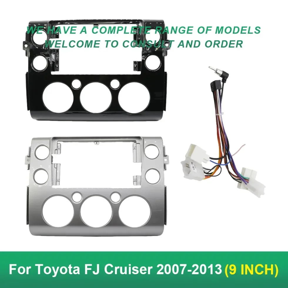 For Toyota FJ Cruiser 2007-2013 9 Inch Radio Car Android MP5 Player Casing Frame 2 Din Head Unit Fascia Stereo Dash Cover Trim
For Toyota FJ Cruiser 2007-2013 9 Inch Radio Car Android MP5 Player Casing Frame 2 Din Head Unit Fascia Stereo Dash Cover Trim