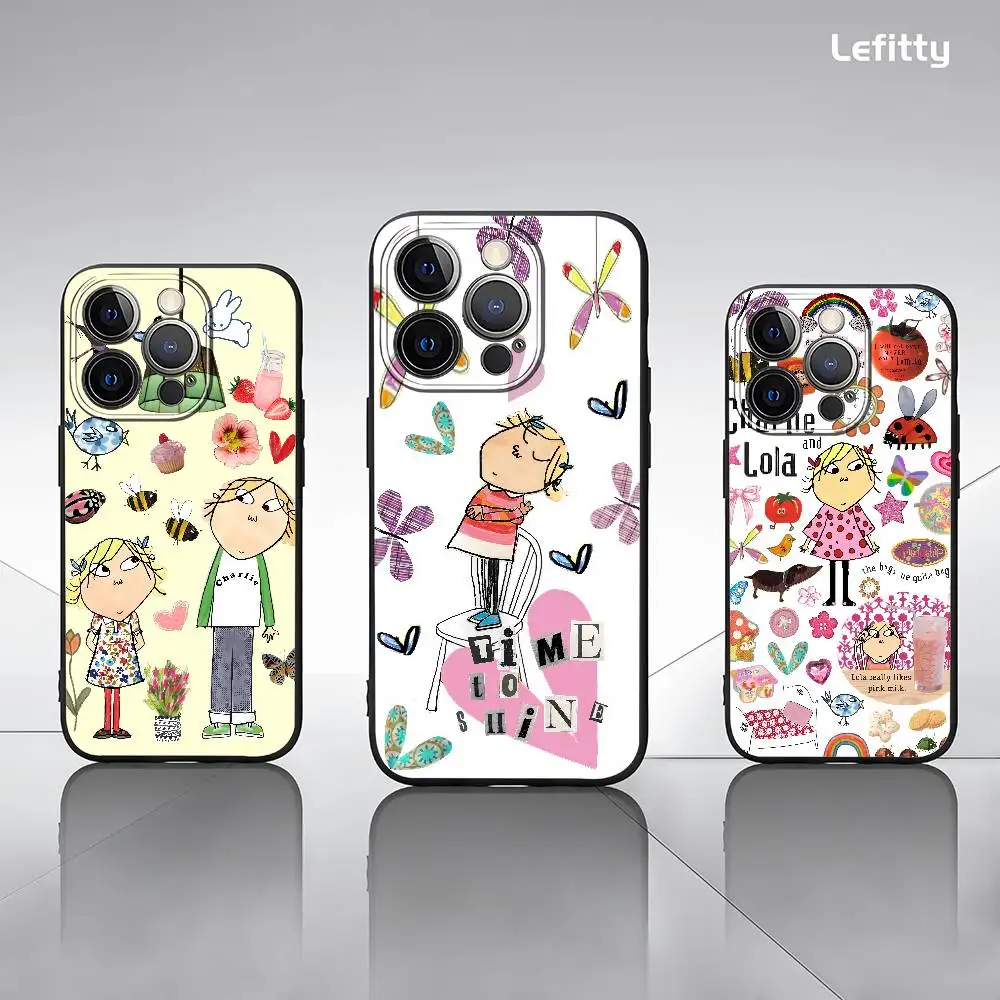 Anime C-Charlie And L-Lola Phone Case For iPhone 16 15 14 13 Pro Max Plus Mini Frosted Soft Shell Funda Shockproof Cases
Anime C-Charlie And L-Lola Phone Case For iPhone 16 15 14 13 Pro Max Plus Mini Frosted Soft Shell Funda Shockproof Cases