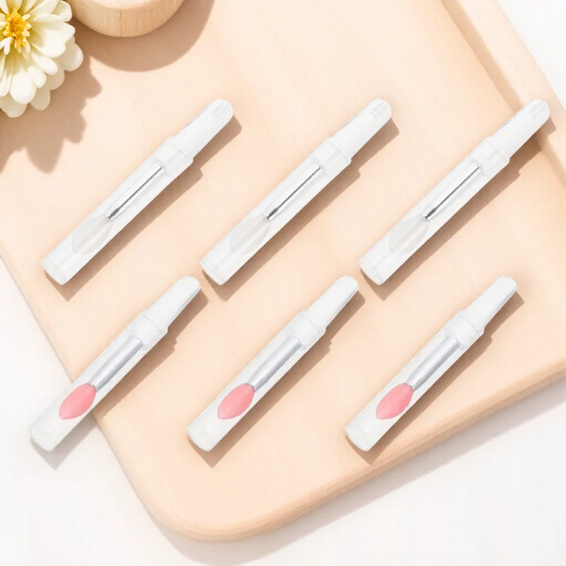 6Pcs Lipstick Applicator Brush Silicone Head Easy Clean Makeup Tool for Minimal Waste in Lip and Eye Color Application Women
6Pcs Lipstick Applicator Brush Silicone Head Easy Clean Makeup Tool for Minimal Waste in Lip and Eye Color Application Women