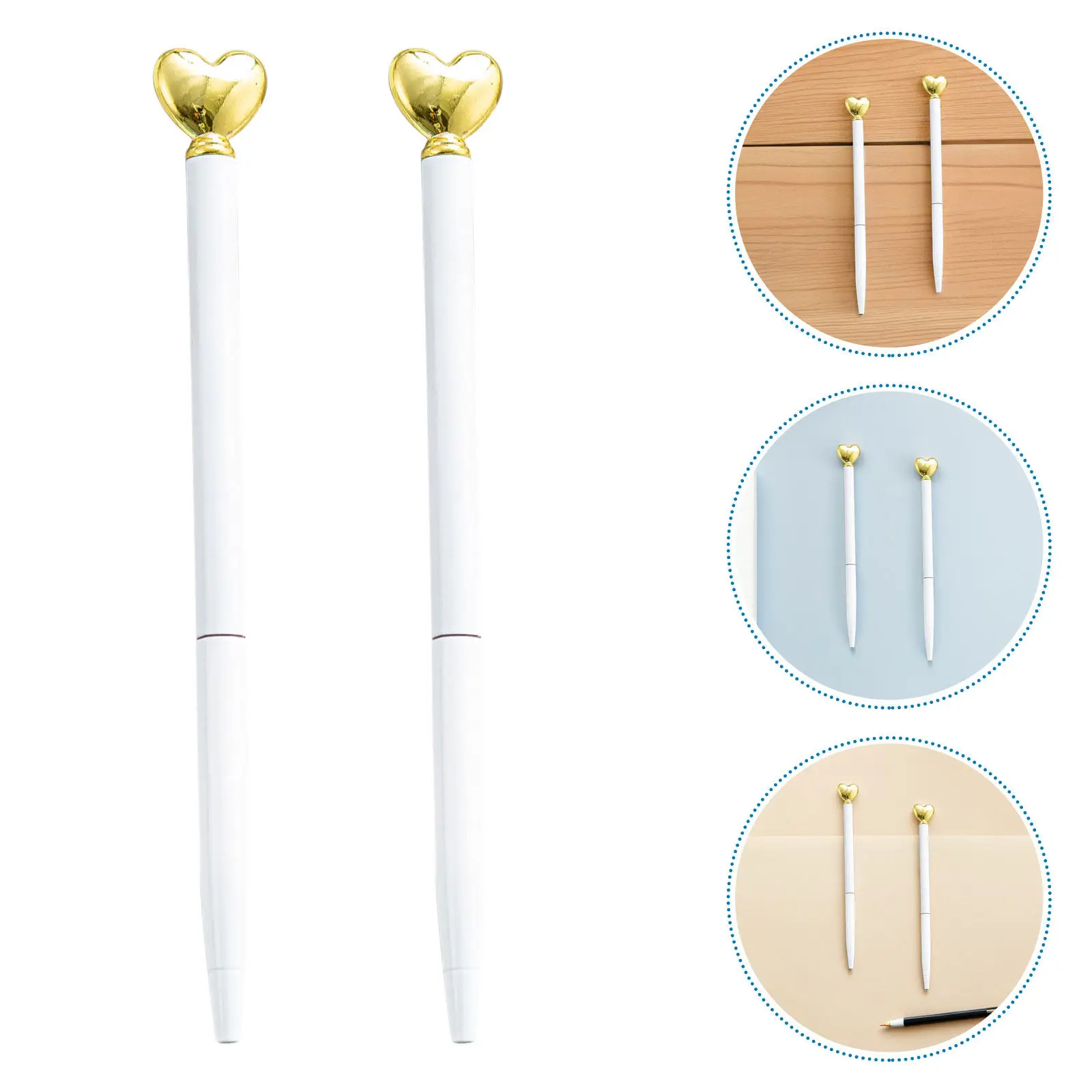 12 Pcs Pens Heart Top Ballpoint Cute Valentines Creative Love for Guest Book Heart-shaped
12 Pcs Pens Heart Top Ballpoint Cute Valentines Creative Love for Guest Book Heart-shaped