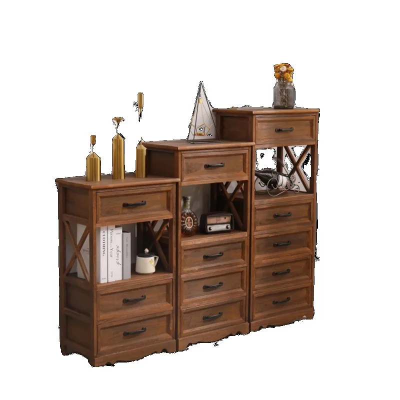 Retro drawer storage cabinet living room balcony locker decoration old small cabinet
Retro drawer storage cabinet living room balcony locker decoration old small cabinet
