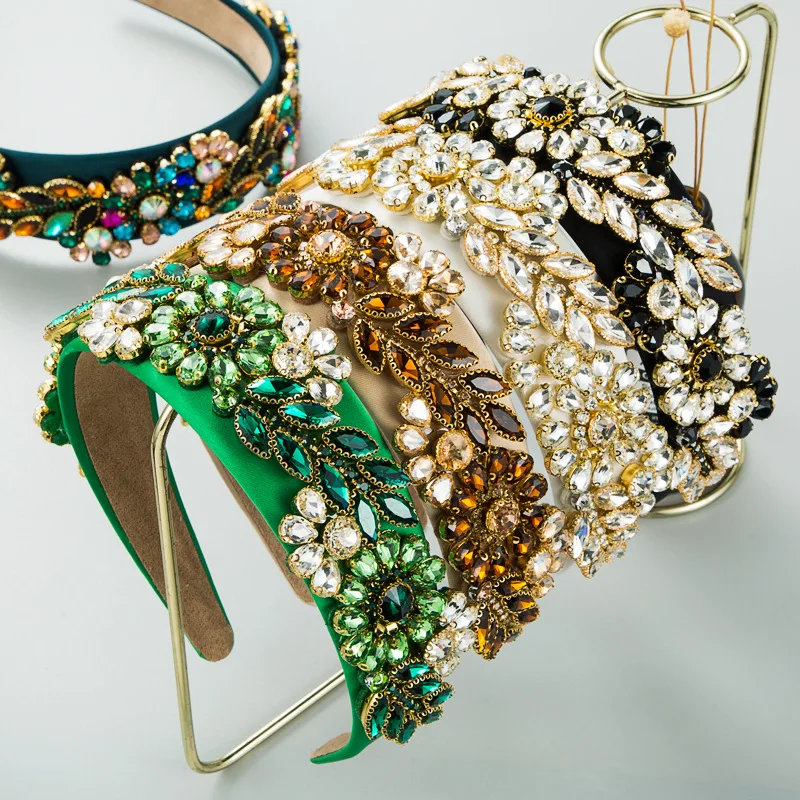 Fashion Rhinestone Hairbands Elastic Flower Women Hair Hoop Bands Headband Bezel Girls Hair Accessories Headdress Wholesale
Fashion Rhinestone Hairbands Elastic Flower Women Hair Hoop Bands Headband Bezel Girls Hair Accessories Headdress Wholesale