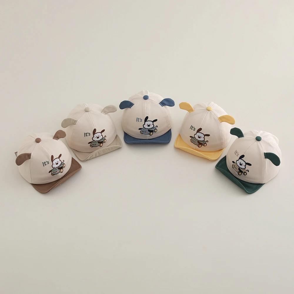 Spring Summer Baby Baseball Caps Lovely Dog Pattern Kids Boys Girls Soft Brim Hats Cotton Autumn Children Sun Hat
Spring Summer Baby Baseball Caps Lovely Dog Pattern Kids Boys Girls Soft Brim Hats Cotton Autumn Children Sun Hat