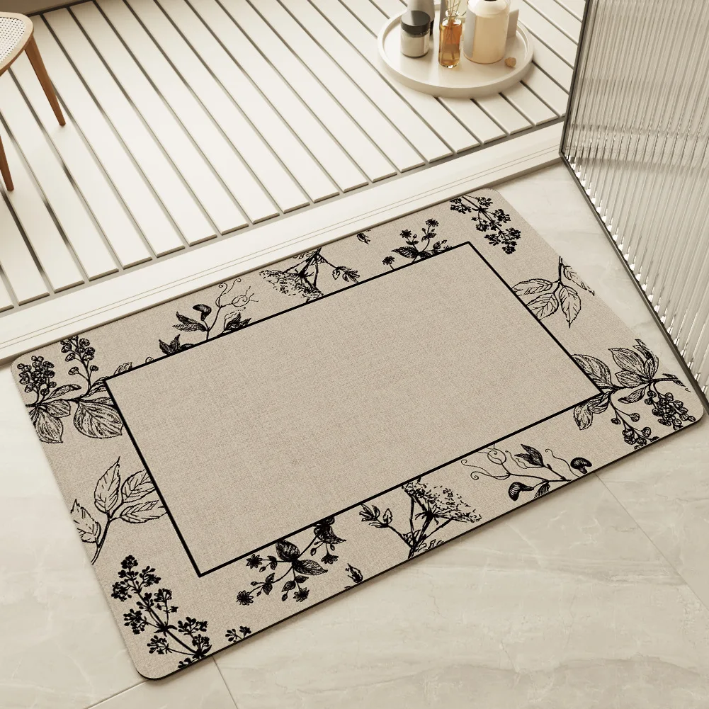 Bathroom floor mat, toilet, diatom mud absorbent mat, toilet, toilet door carpet, non-slip soft foot mat
Bathroom floor mat, toilet, diatom mud absorbent mat, toilet, toilet door carpet, non-slip soft foot mat