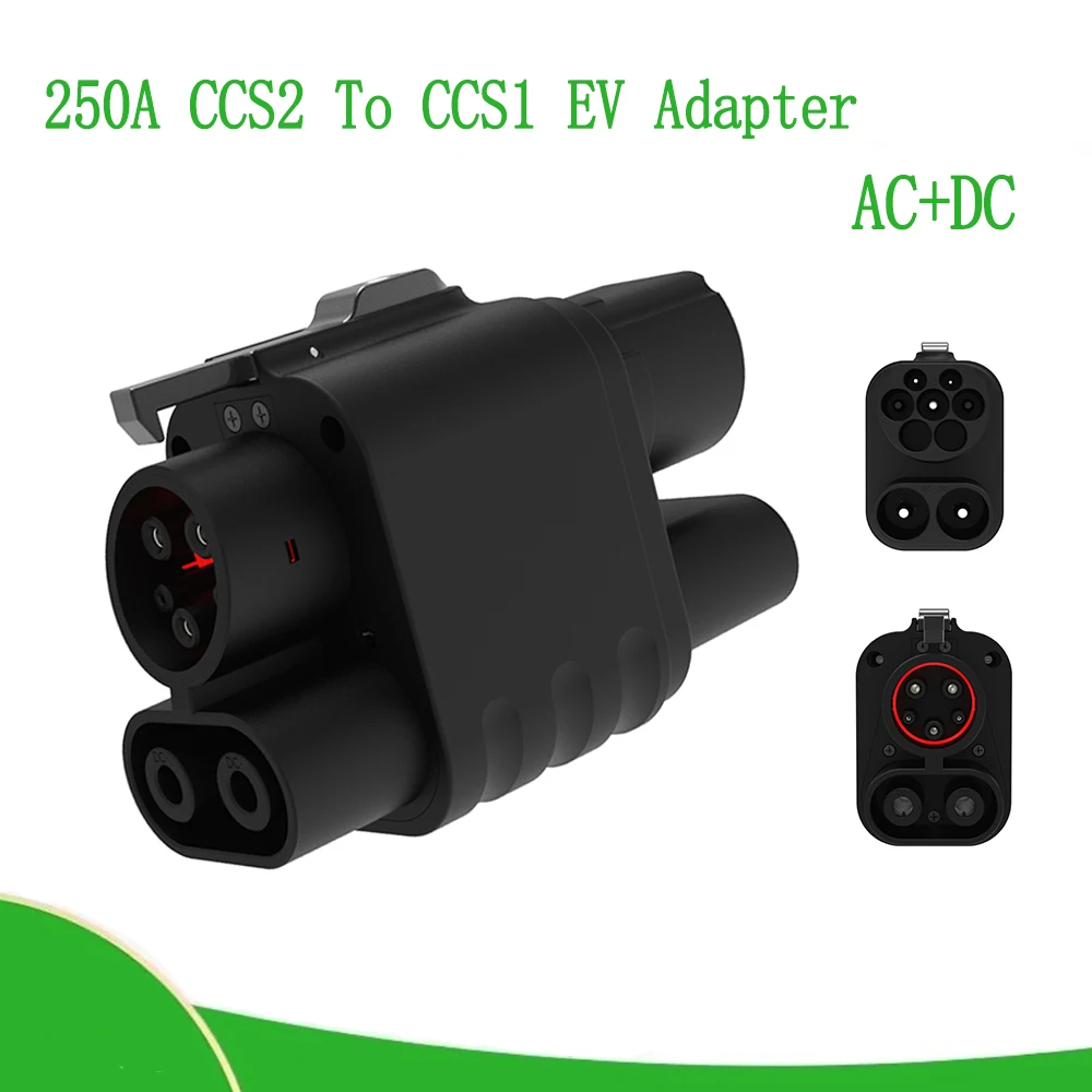 CCS2 to CCS1 AC and DC EV Charger Adapter 250A EV CCS2 DC to CCS1 Electric Vehicle Charger Fast Ev Charging Adapter
CCS2 to CCS1 AC and DC EV Charger Adapter 250A EV CCS2 DC to CCS1 Electric Vehicle Charger Fast Ev Charging Adapter