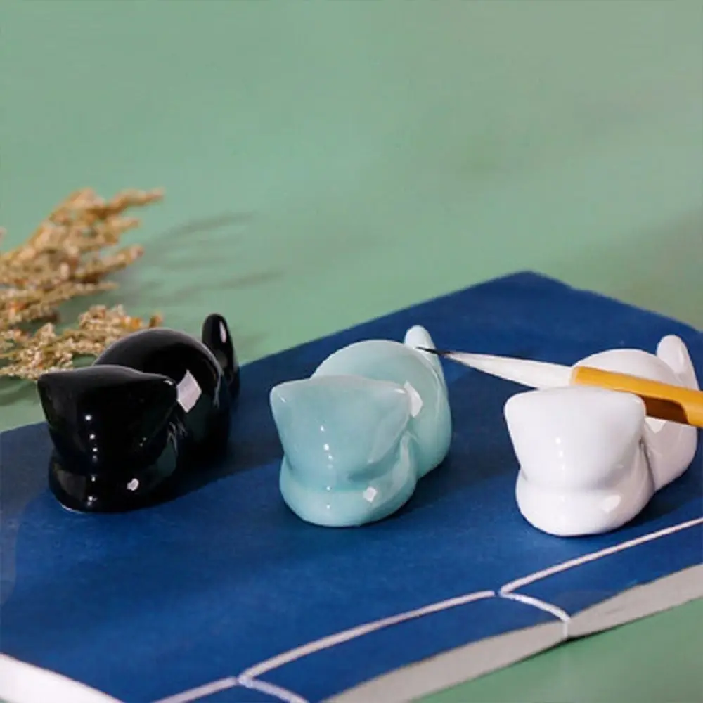 Товары для творчества Cat Kitty Artist Держатель для кистей для письма Держатель для ручек для каллиграфии Для акварельной живописи тушью Керамическая подставка для ручек
Товары для творчества Cat Kitty Artist Держатель для кистей для письма Держатель для ручек для каллиграфии Для акварельной живописи тушью Керамическая подставка для ручек