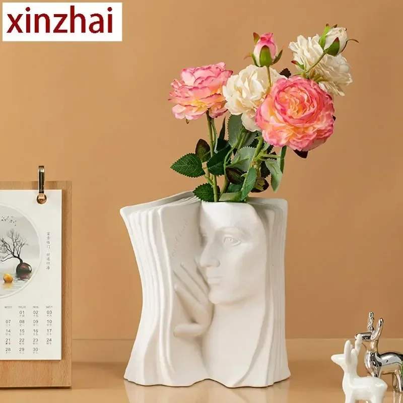 BoyouCeramic книжная ваза, абстрактная фигурка, Книжная статуя, искусство в современном стиле, аксессуары для украшения офиса, гостиной
BoyouCeramic книжная ваза, абстрактная фигурка, Книжная статуя, искусство в современном стиле, аксессуары для украшения офиса, гостиной