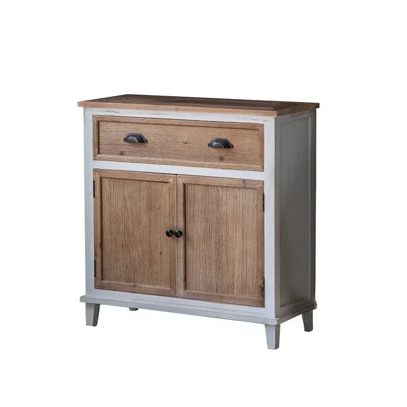 American retro and old furniture, solid wood foyer entrance cabinet, bed and breakfast living room
American retro and old furniture, solid wood foyer entrance cabinet, bed and breakfast living room