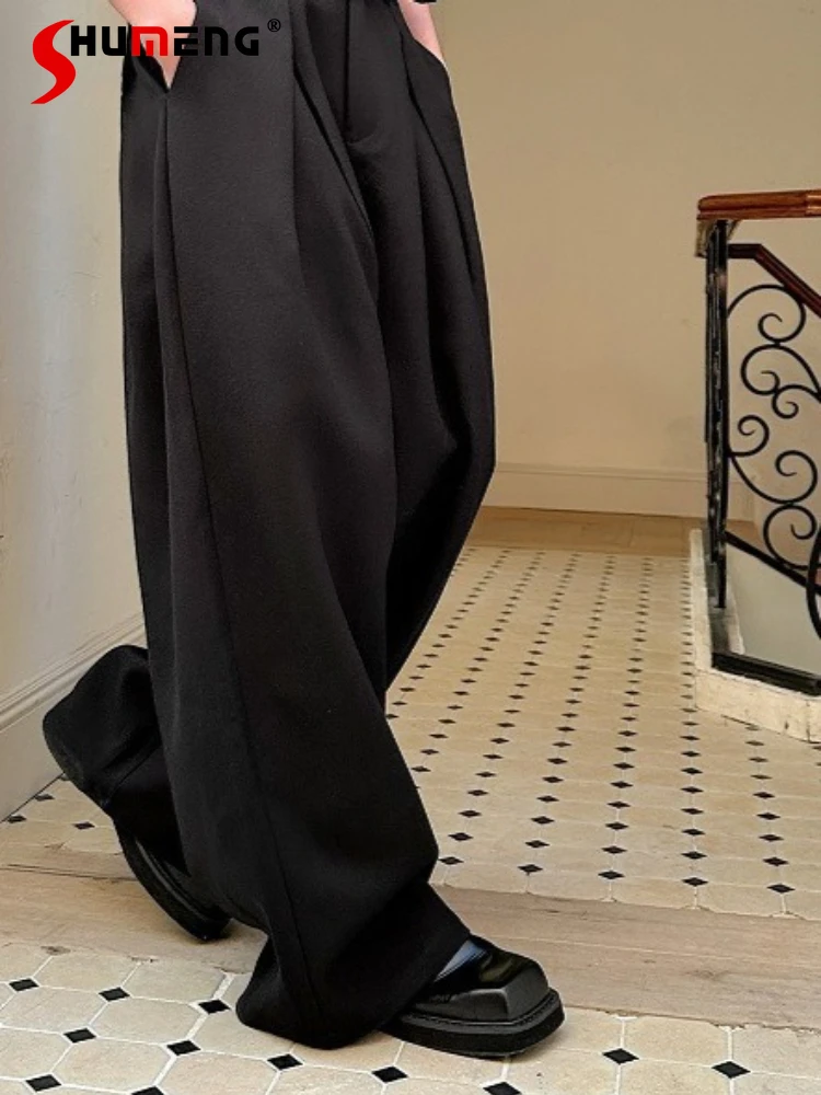 Новые модные широкие брюки унисекс 2026 года: удобные, дышащие, свободного кроя, однотонные, простые.
Новые модные широкие брюки унисекс 2026 года: удобные, дышащие, свободного кроя, однотонные, простые.