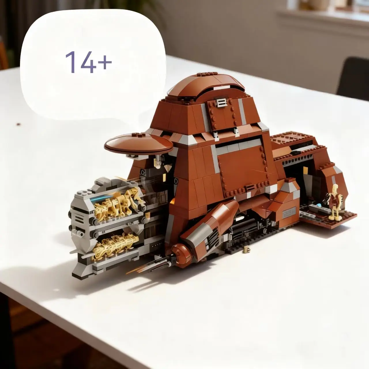 1338pcs MTT Containerized Battle Droids Troop Carrier Trade Federation MTT MOC Building Blocks Model DIY Bricks Toys 05069 7662
1338pcs MTT Containerized Battle Droids Troop Carrier Trade Federation MTT MOC Building Blocks Model DIY Bricks Toys 05069 7662