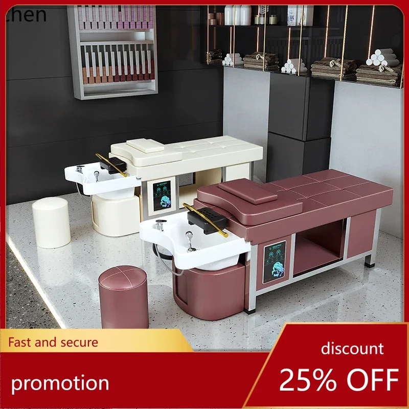 HXL ceramic basin constant temperature Thai shampoo bed water circulation fumigation head treatment bed barber shop
HXL ceramic basin constant temperature Thai shampoo bed water circulation fumigation head treatment bed barber shop