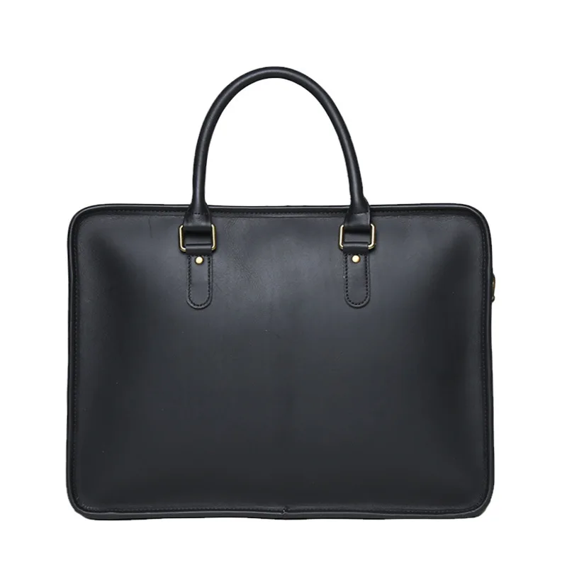 Full-Grain Leather Briefcase for Men Spacious Retro Laptop Bag with Detachable Shoulder Strap, Business Commuter Organizer
Full-Grain Leather Briefcase for Men Spacious Retro Laptop Bag with Detachable Shoulder Strap, Business Commuter Organizer