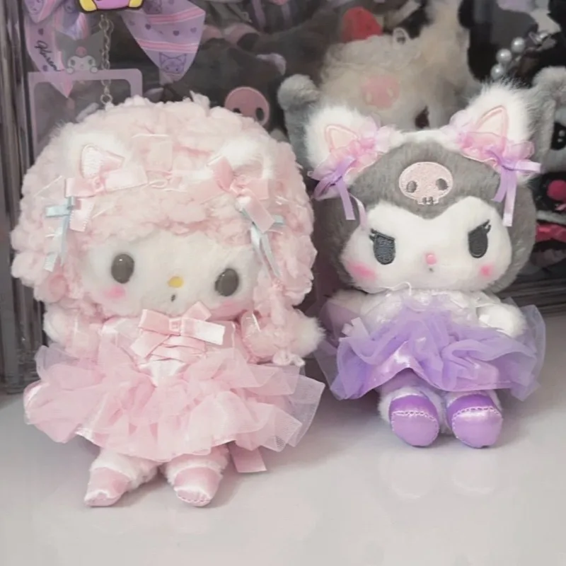 Kawaii Kuromi My Melody Sanrio Student Cute Cartoon Plush Toys Children Schoolba Pendant Key Chain Doll Decoration Gift for Kids
Kawaii Kuromi My Melody Sanrio Student Cute Cartoon Plush Toys Children Schoolba Pendant Key Chain Doll Decoration Gift for Kids
