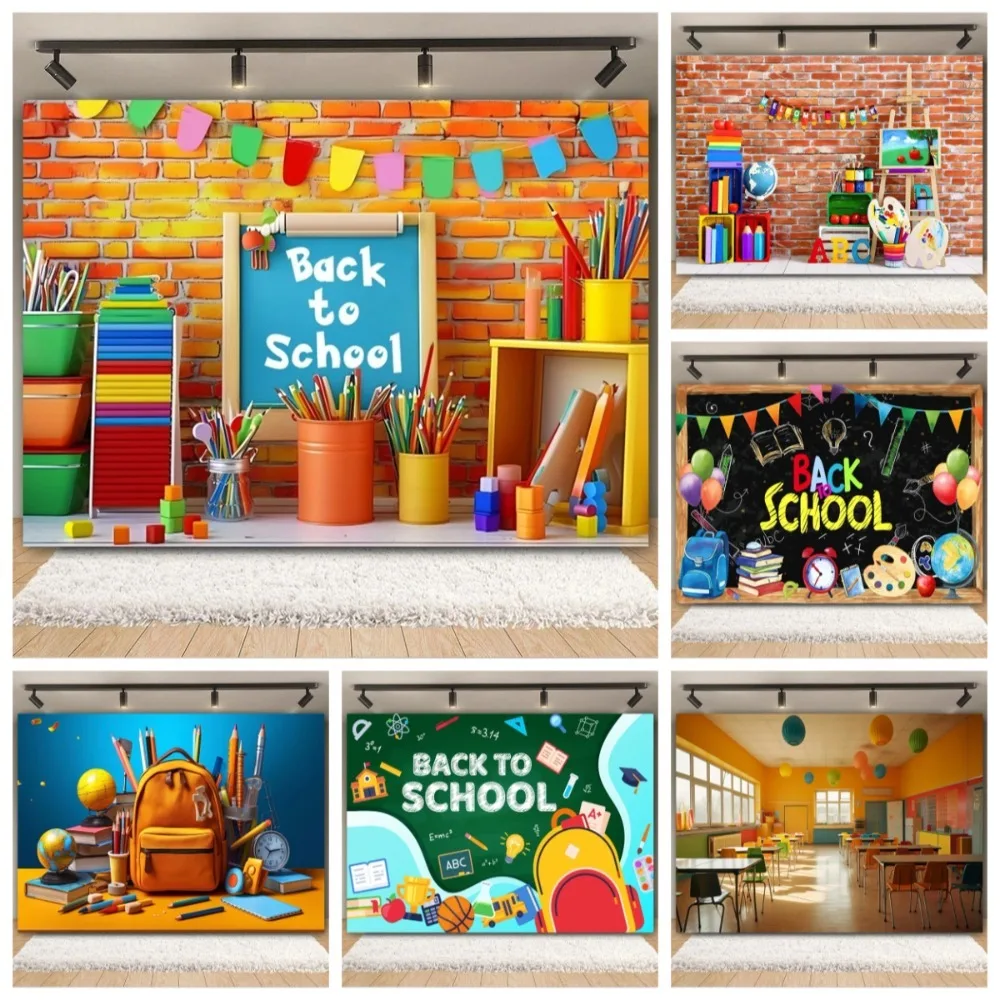 Back to school blackboard, pencil book, classroom photography Backdrop, student graduation party decoration photography Backdrop
Back to school blackboard, pencil book, classroom photography Backdrop, student graduation party decoration photography Backdrop
