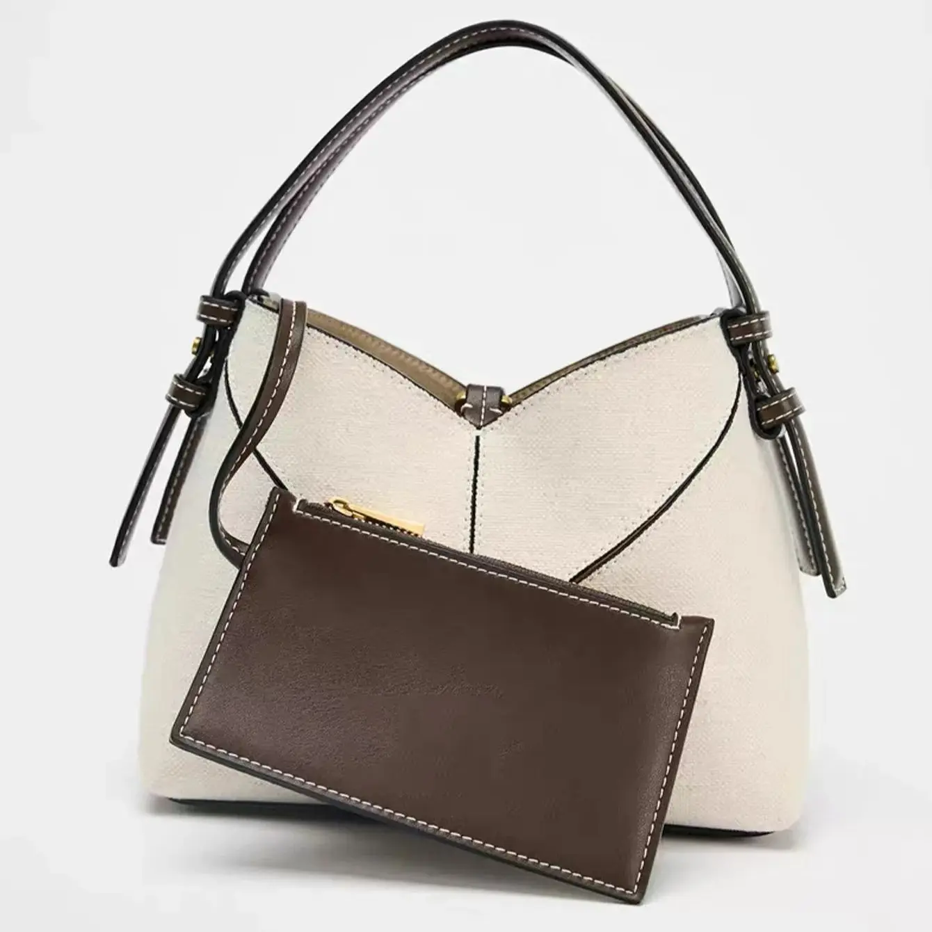 Fashionable Bucket Bag PU Canvas Tote Bagand Crossbody Bags Simple Casual Sense of Luxury Retro Handbags for Women
Fashionable Bucket Bag PU Canvas Tote Bagand Crossbody Bags Simple Casual Sense of Luxury Retro Handbags for Women